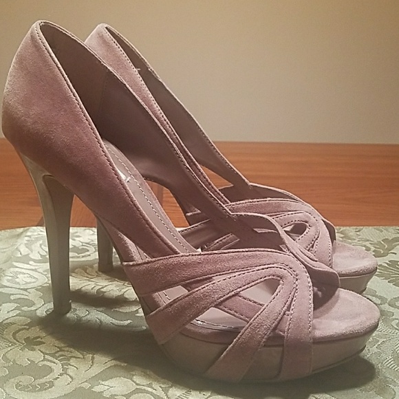 Steve Madden Shoes - Steve Madden Loyyall Suede Heel in Blush
